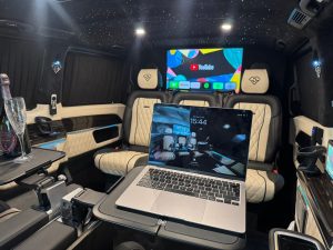 Work From Landjet, luxury boardroom on wheels
