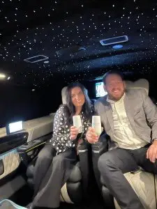 Date night for this lovely couple, off to Alec's Brentwood