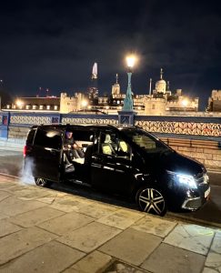 Premium chauffeur-driven journey to London Bridge nightlife