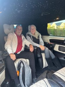 Expats now living in Cyprus visiting family in the UK