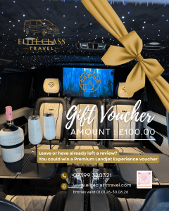 Elite Class Travel Gift Voucher - Review Free Prize Draw