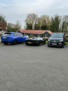 Le Talbooth car park